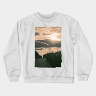 Sunset Forest Road Crewneck Sweatshirt